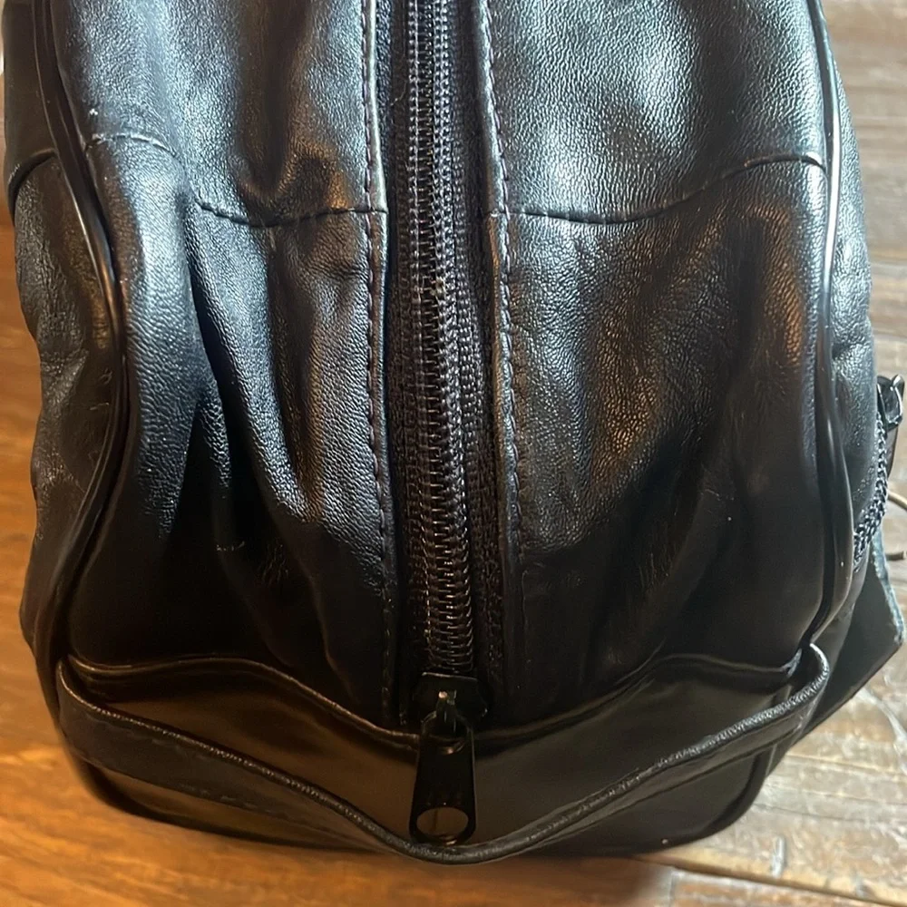 Buxton Cashmere Lambskin Patchwork Travel Case🖤